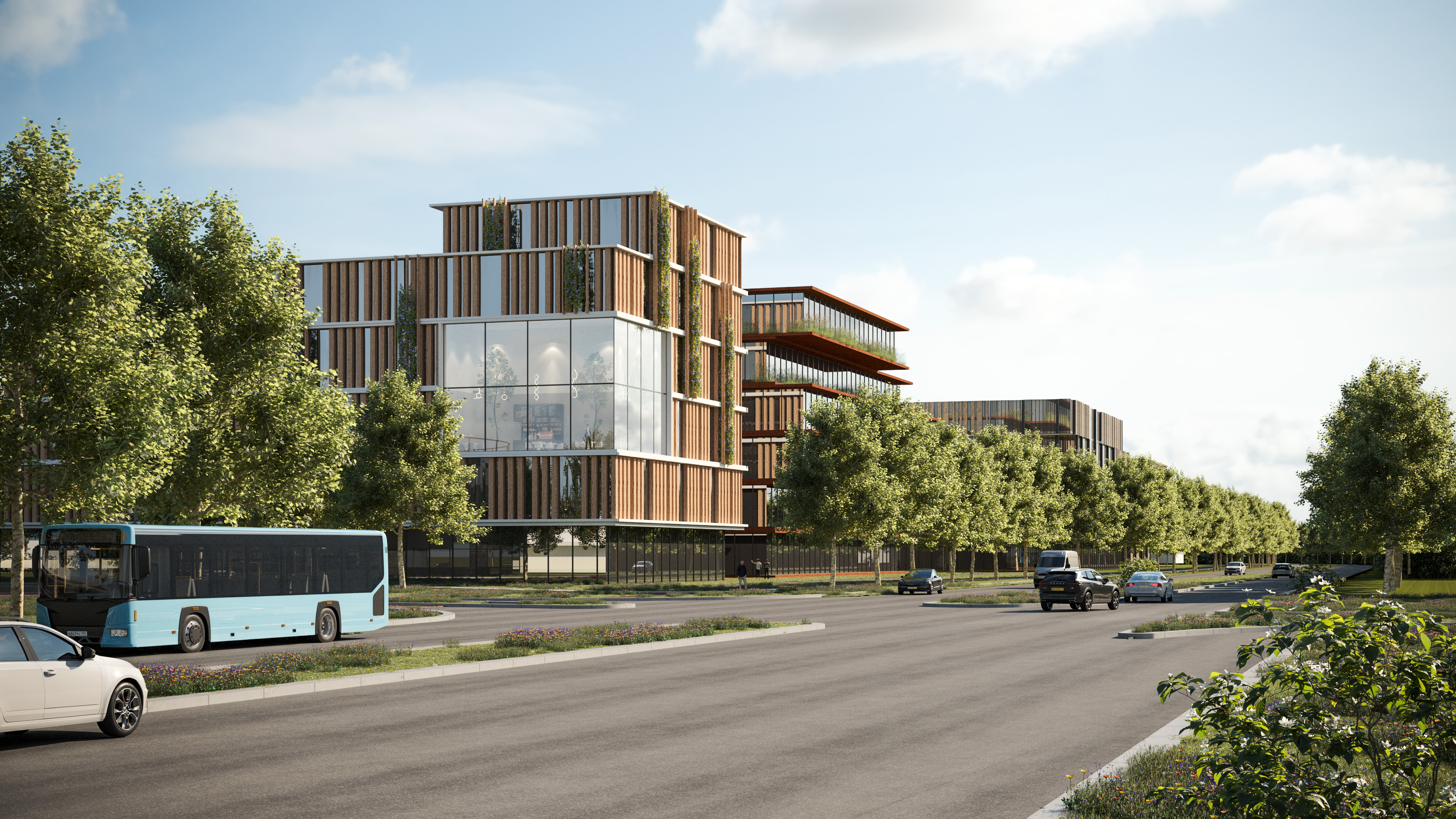 Artist impression Wageningen Campus East